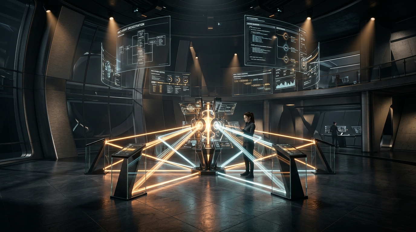The Public Show — A room you can walk into (Architectural Control Room & Agent Core)